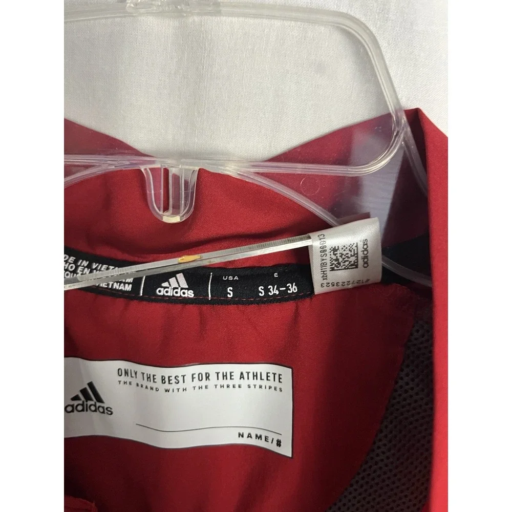 Adidas NC State Wolfpack Men's S AEROREADY Lightweight Vented Jacket Red